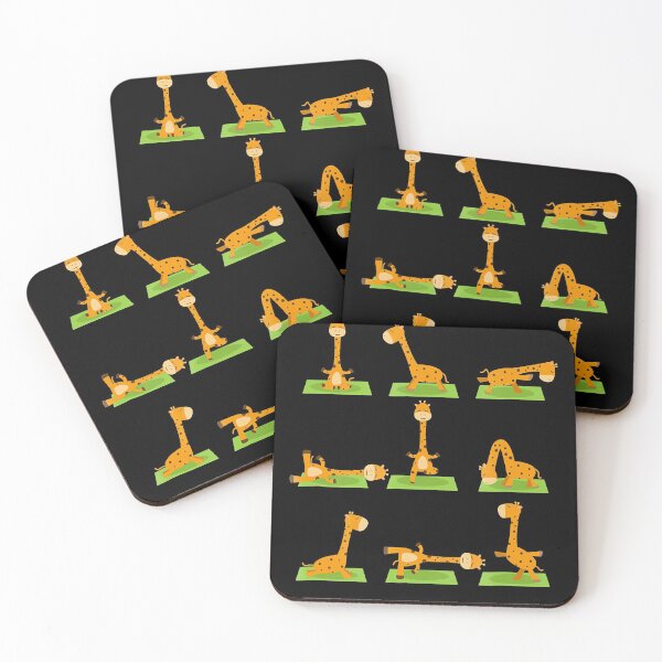 Item preview, Giraffe Yoga Shirt-Yoga Giraffe On Mat-Cool Gifts T-Shirt designed and sold by ZhenKangFang.