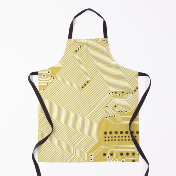 Item preview, Printed circuit - motherboard in yellow designed and sold by siloto.