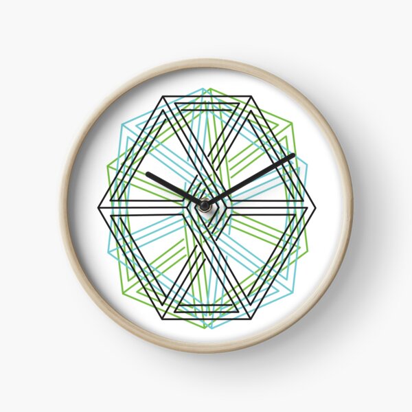 Penrose-Ornament Uhr