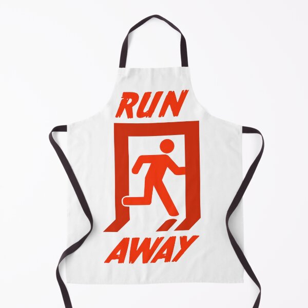 Item preview, Run Away Exit Sign designed and sold by SpitsPixels.