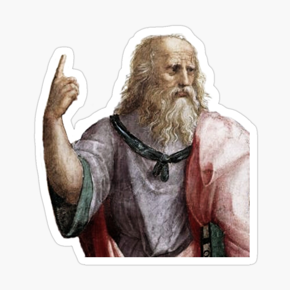 Plato Sticker for Sale by History Merch