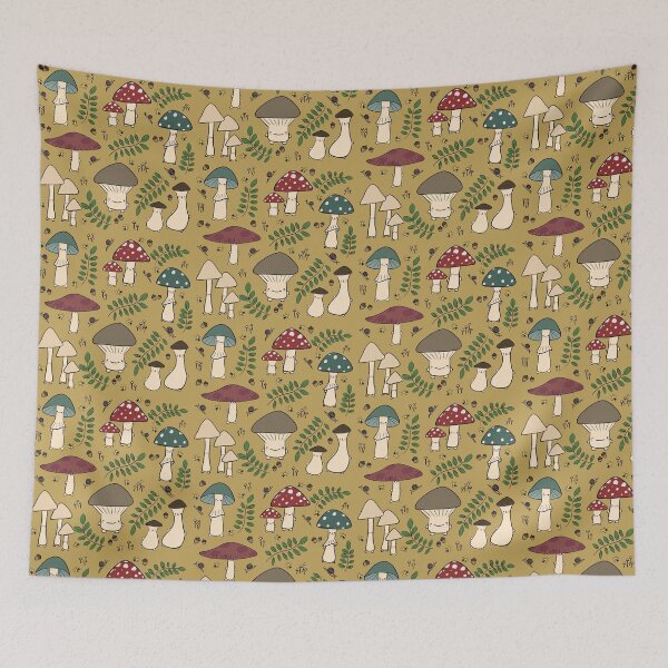 Item preview, Mushroom Pattern designed and sold by HannahOSteen.