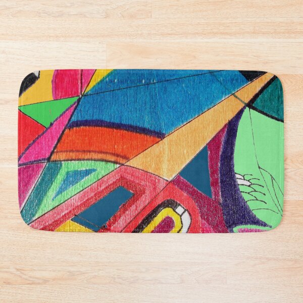 Item preview, Fruit box Art - geometric abstract no 3 of 4 designed and sold by Tony Broadbent.