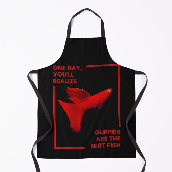 Item preview, Red Moscow Guppy Quote designed and sold by GFishy.