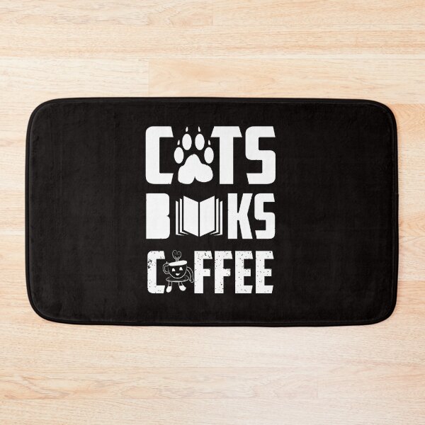 Item preview, Cats Books and Coffee designed and sold by cutitoutsir.