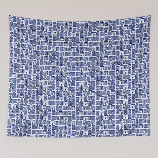 Item preview, Little Linocut Houses designed and sold by Maddy Bennett.
