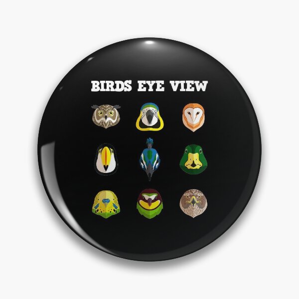 Item preview, Funny Bird Lover Gift Birds Eye View Owl Parrot Toucan Duck T-Shirt designed and sold by BrockSly.