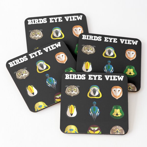 Item preview, Funny Bird Lover Gift Birds Eye View Owl Parrot Toucan Duck T-Shirt designed and sold by BrockSly.