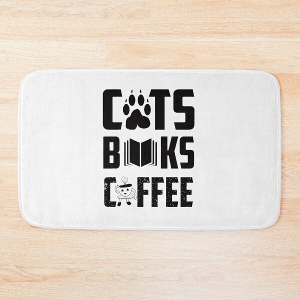 Item preview, Cats Books and Coffee designed and sold by cutitoutsir.