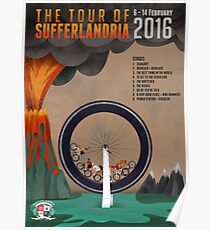 Póster Tour de Sufferlandria 2016 - Obra de arte oficial