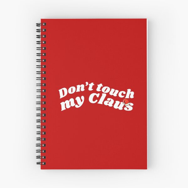 Item preview, Don't touch my Claus, Santa Claus Claws pun designed and sold by lettersbysid.