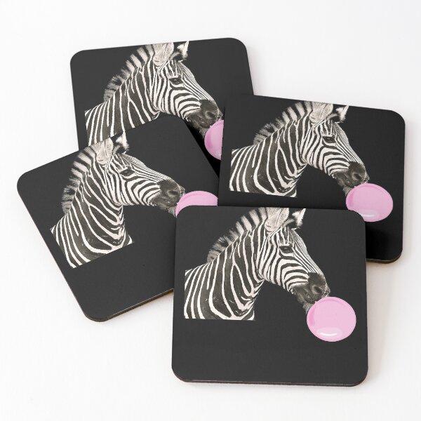 Item preview, Funny Bubblegum Zebra Cute Zebra Lover Birthday Gifts Girls T-Shirt designed and sold by BrockSly.