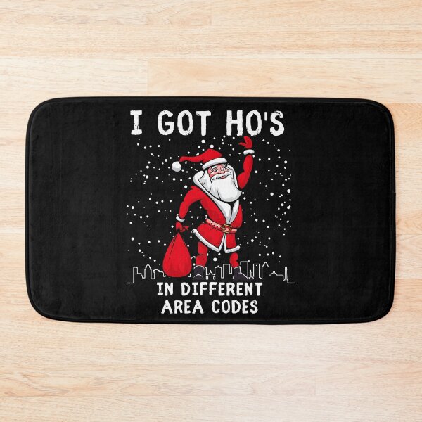 Item preview, I've Got Ho's In Different Area Codes Funny Christmas Santa designed and sold by IntegrityDesign.