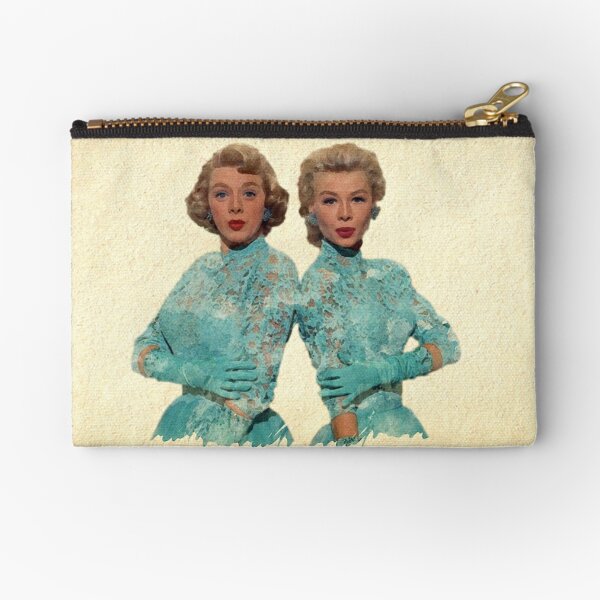 Two Different Faces... (Sisters) - Watercolor Zipper Pouch