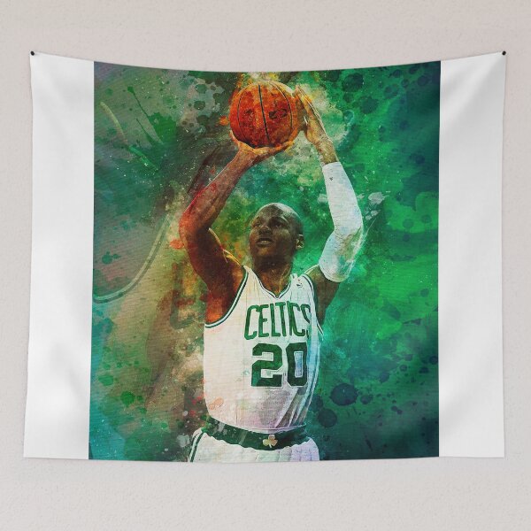 Aperçu de l'œuvre Ray Allen Celtics Technique mixte créée et vendue par Pixel Drip.