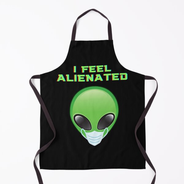 Item preview, I Feel Alienated, Face mask, covid 19, corona, coronavirus, quarantine, social distancing, virus, alien, space, ufo, galaxy, sci fi, stars, moon, nasa, planets, designed and sold by bimmer325.