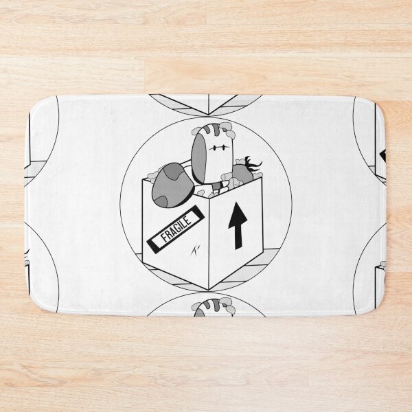 Item preview, Bot in a Box black and white sticker designed and sold by SoLittleSteph.
