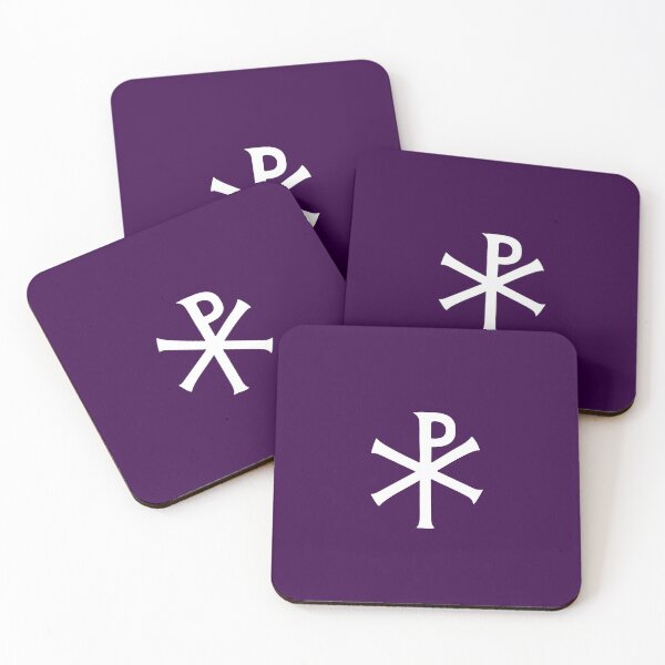 Item preview, Byzantine Labarum (White on Purple) designed and sold by Mercatus.