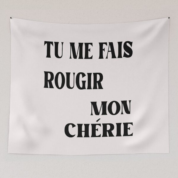 Aperçu de l'œuvre Me Fais Rougir Mon Chérie créée et vendue par YOUNESSENSHOP ⭐⭐⭐⭐⭐.