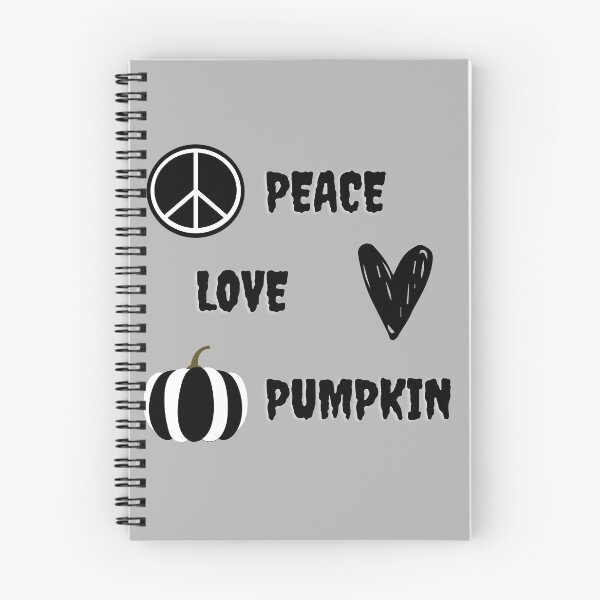 Item preview, Peace, Love, Pumpkin halloween designed and sold by corralmontana.