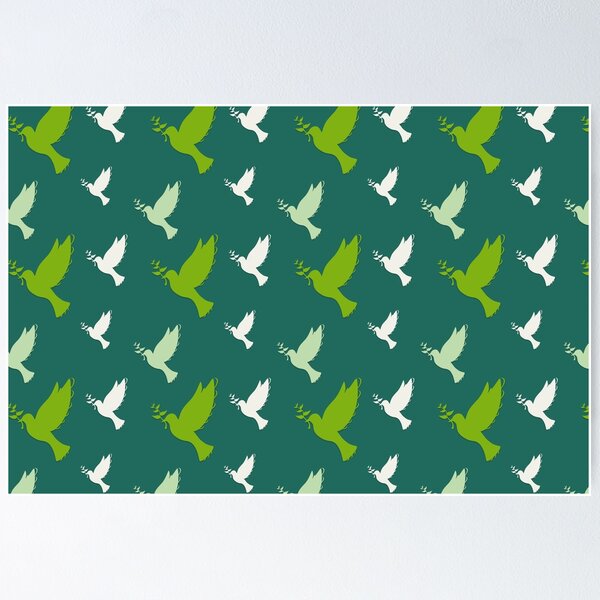 Item preview, Dove Pattern designed and sold by jerusalem-.