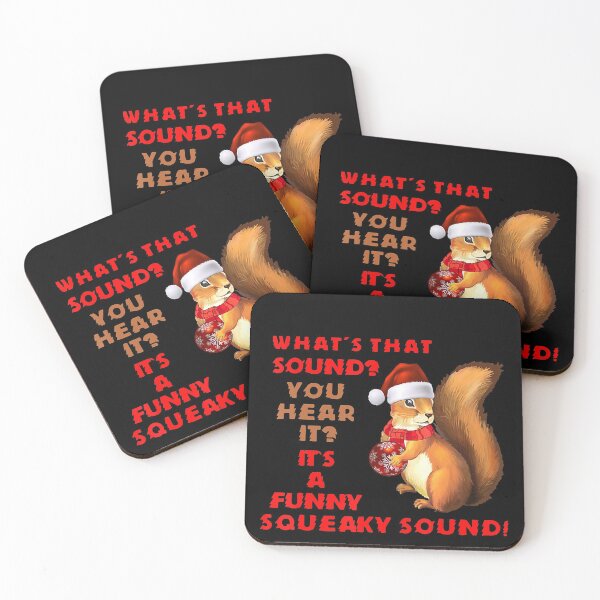 Item preview, What_acute_s That Sound A Funny Squeaky Sound, Christmas Squirrel T-Shirt designed and sold by LenaEhrlichmann.