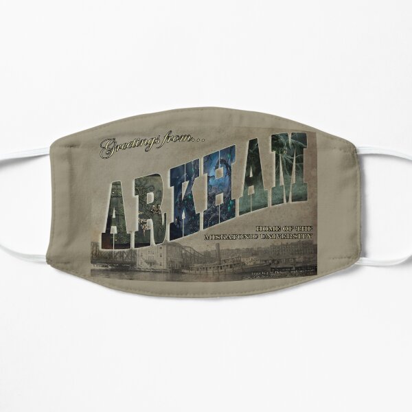 Arkham Postcard Art Flat Mask