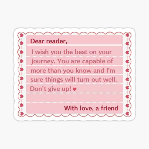 Item preview, dear reader designed and sold by sickmaid.