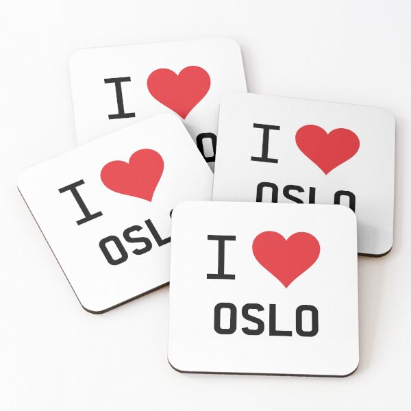 Aperçu de l'œuvre J'adore Oslo créée et vendue par mugify.
