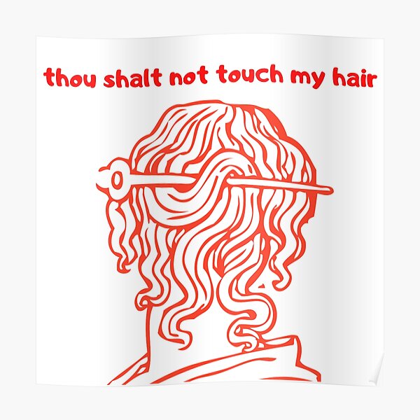 Poster Meine Haare Redbubble