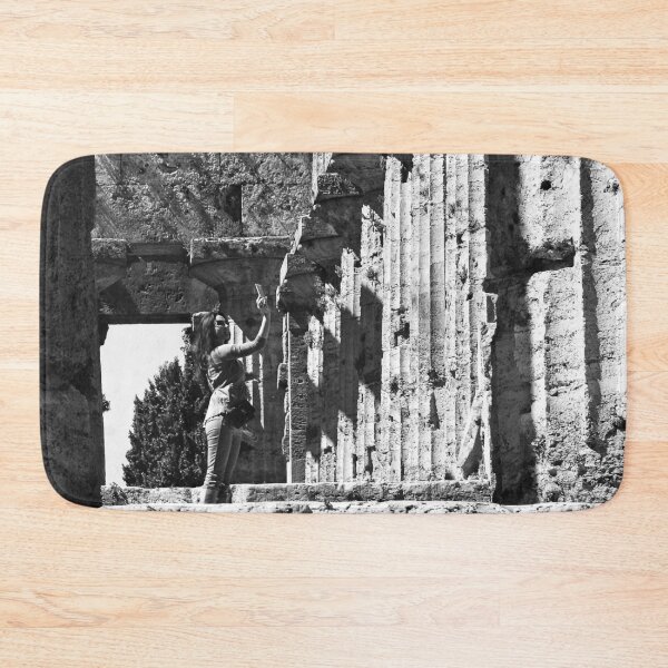 Item preview, Girl photographs a temple of Paestum designed and sold by Giuseppe Cocco.