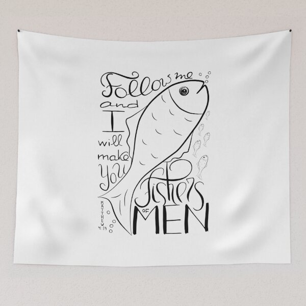 Item preview, Follow me and I will make you fishers of men designed and sold by Marinakutukova.