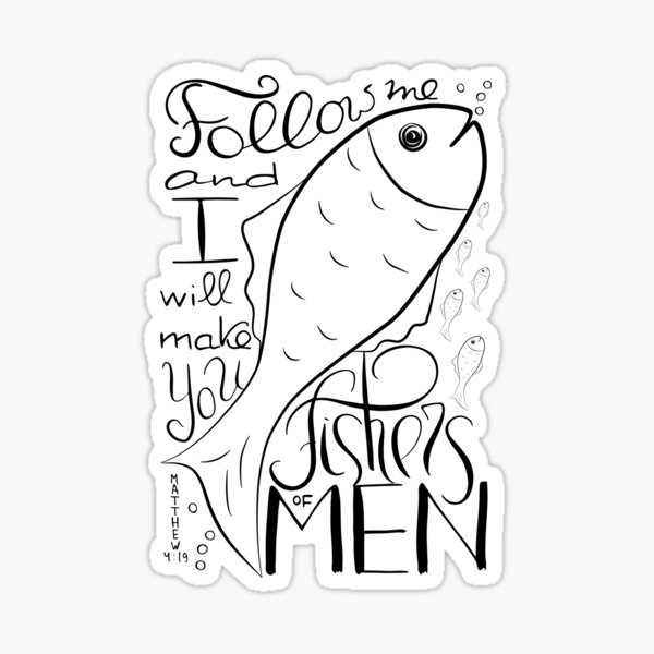 Item preview, Follow me and I will make you fishers of men designed and sold by Marinakutukova.