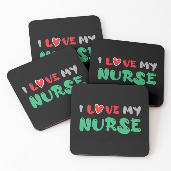 Item preview, I Love My Nurse, Cute Funny Gift Ideas For Nurse designed and sold by awesomedraw.