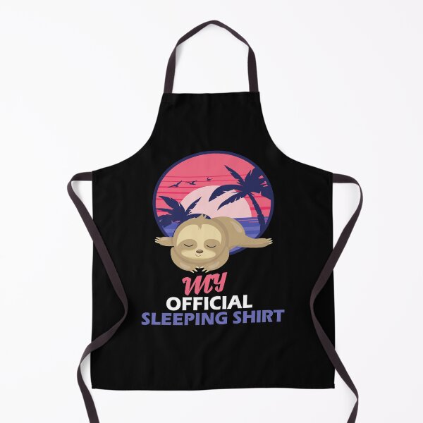 Sweet Sloth Sleeping - Official Sleep Apron