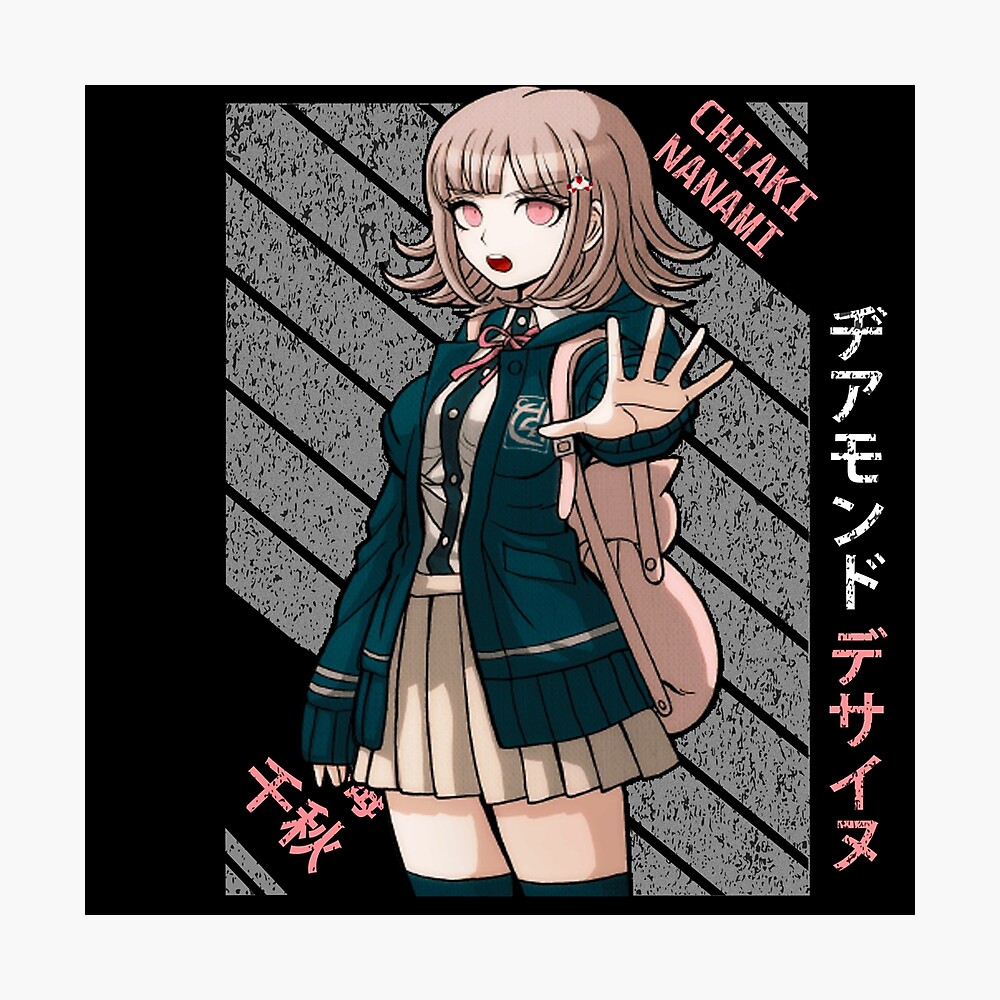 Chiaki Nanami Super Danganronpa 2 Poster By Diamondodesigns Redbubble