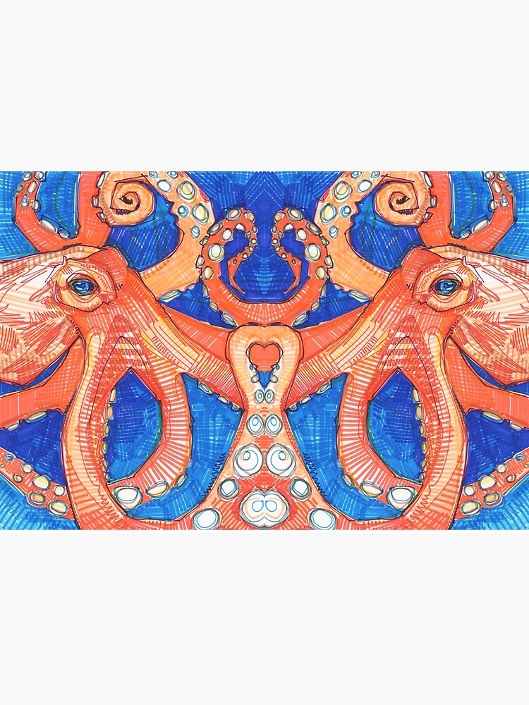 Octopus Drawing - 2015 by gwennpaints