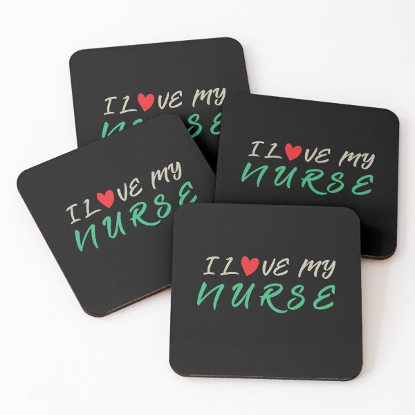 Item preview, I Love My Nurse, Cute Funny Gift Ideas For Nurse designed and sold by awesomedraw.