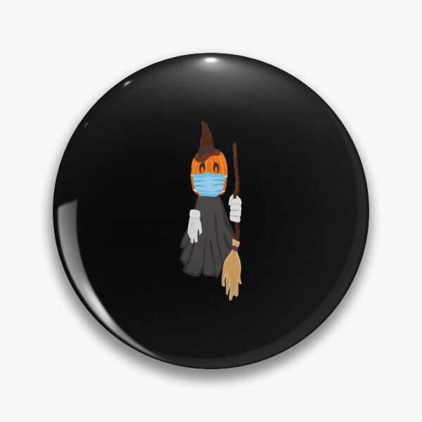 Item preview, Halloween Pumpkin Witch Wearing Mask designed and sold by niedi18.