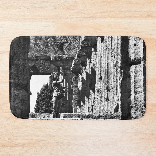 Item preview, Girl photographs a temple of Paestum designed and sold by Giuseppe Cocco.