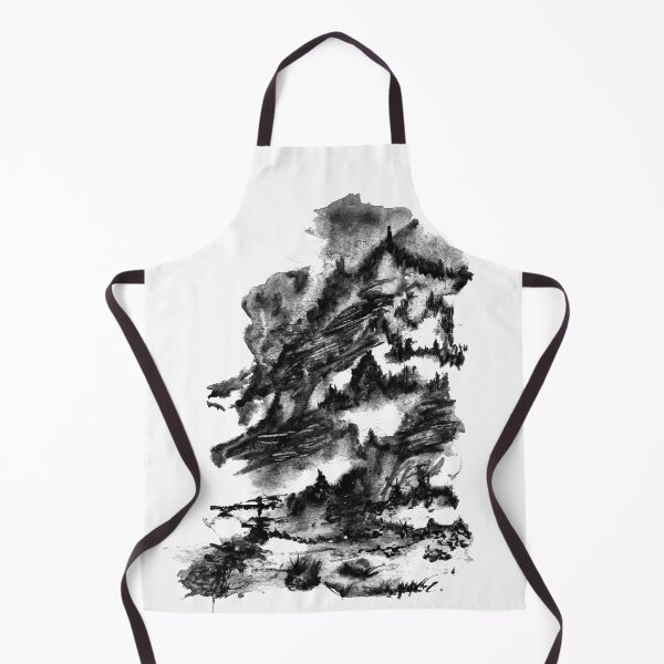 Item preview, Mountain landscape in the fog. designed and sold by Marinakutukova.