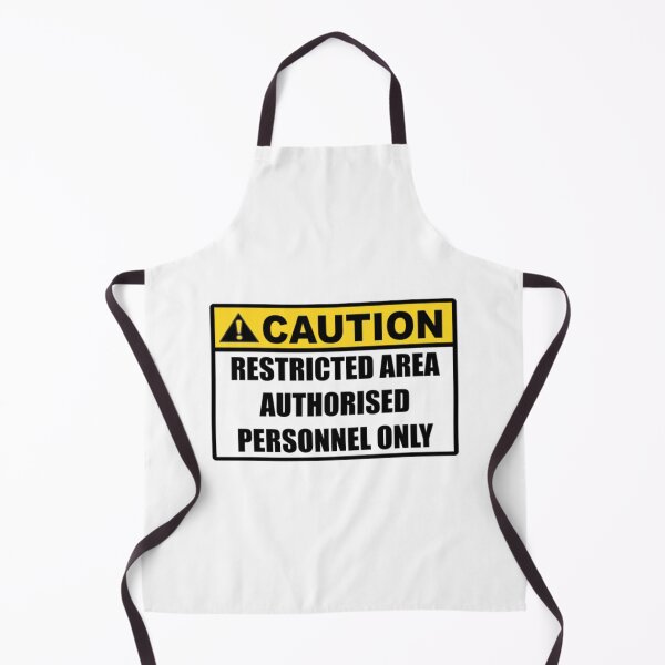 Item preview, Restricted Area Authorized personnel Only designed and sold by WackyJacks.