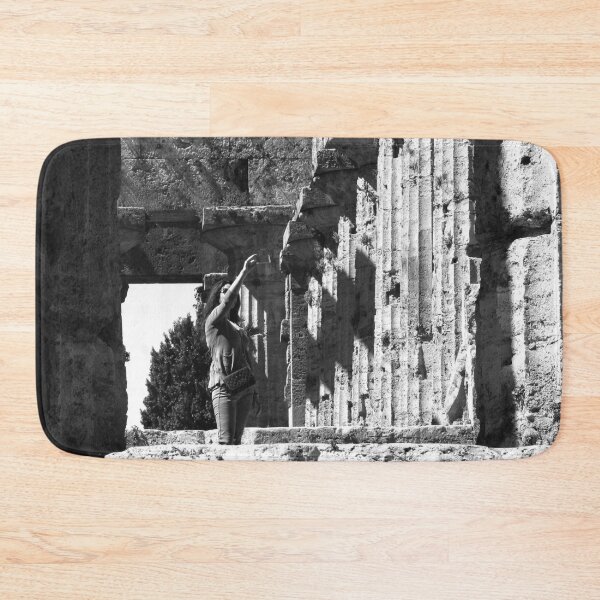 Item preview, Girl photographs a temple of Paestum designed and sold by Giuseppe Cocco.