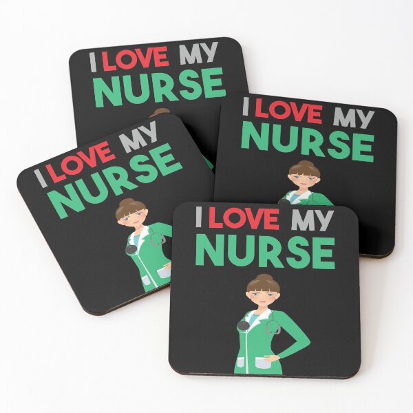 Item preview, I Love My Nurse, Cute Funny Gift Ideas For Nurse designed and sold by awesomedraw.