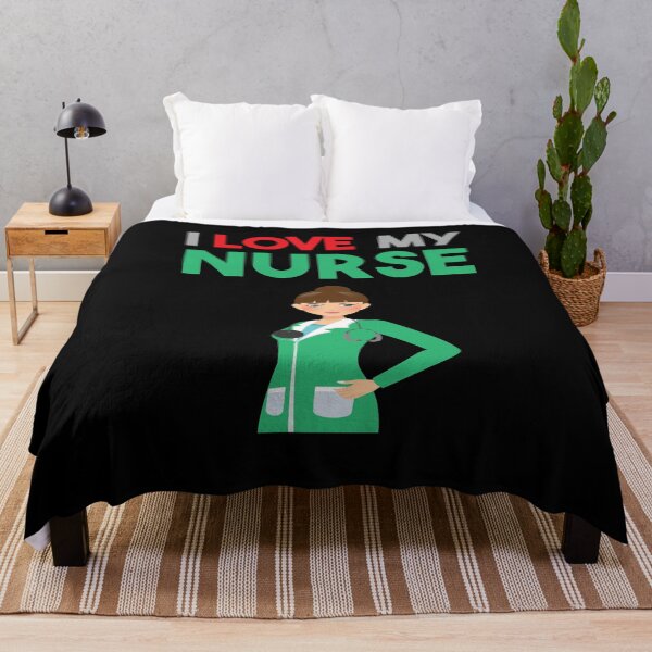 Item preview, I Love My Nurse, Cute Funny Gift Ideas For Nurse designed and sold by awesomedraw.
