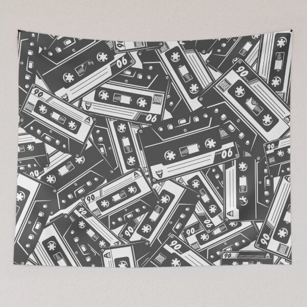 Item preview, Cassette patterns designed and sold by OnIlustraciones.