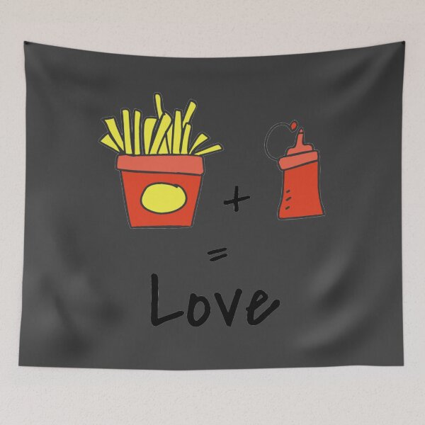Item preview, fries and ketchup designed and sold by Sara-Miyano.
