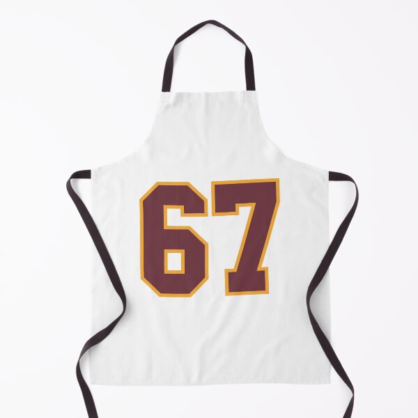 Item preview, Jersey Red and Yellow Number six-seven sixty-seven 67 designed and sold by forYOUand.