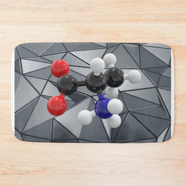 Item preview, Alanine (L-alanine, Ala, A) amino acid molecule. 3D rendering. designed and sold by molekuul.