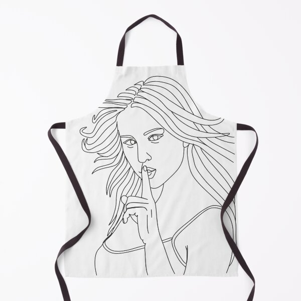 Item preview, Girl with long hair.Vector.Linear art.One line illustration.Minimalist portrait. designed and sold by Nina Velychko.